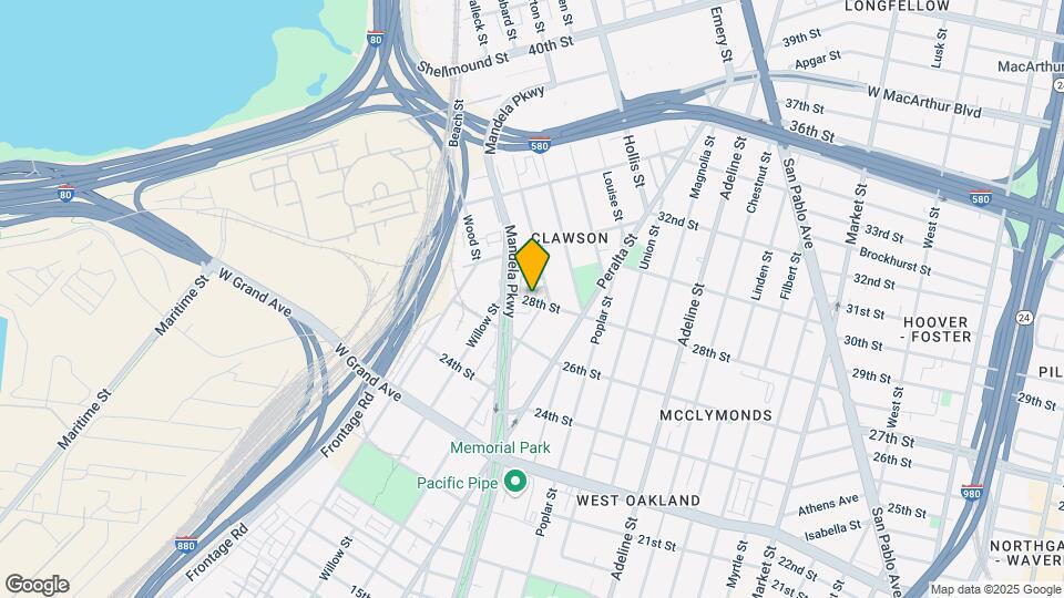 1670 28th St Map and Location Details