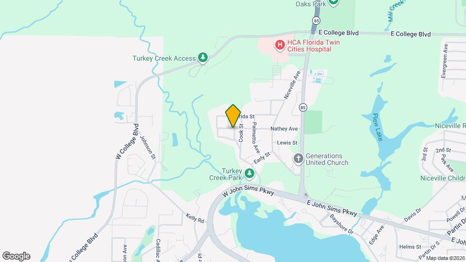 317 Nathey Ave Map and Location Details