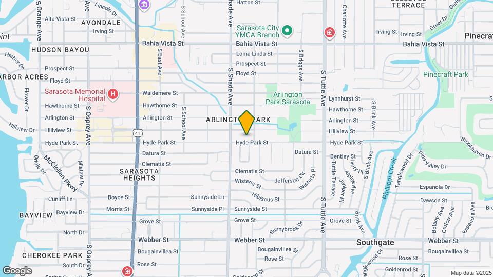 2467 Hyde Park St Map and Location Details