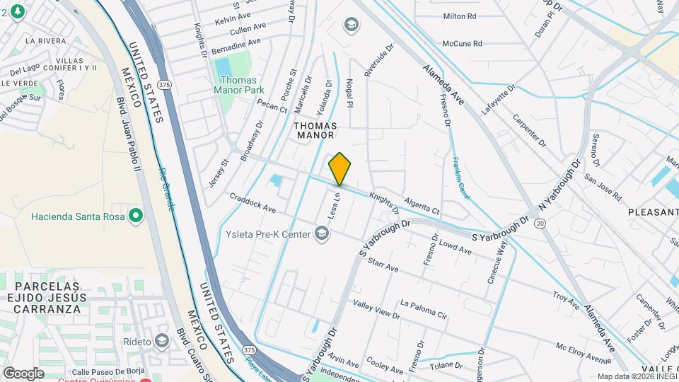 408 Lesa Ln Map and Location Details