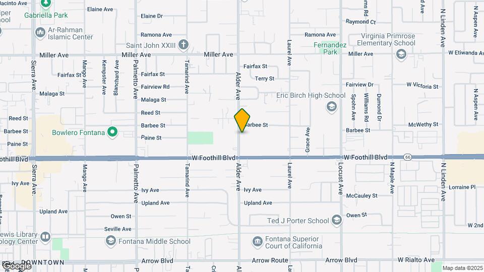 8019 Alder Ave Mapa y Detalles de la Ubicación