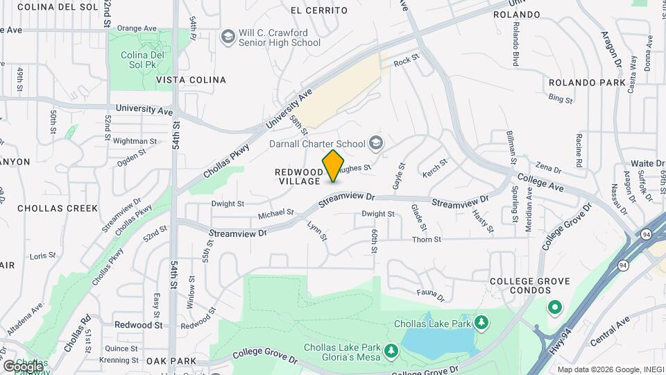 5878 Streamview Dr Map and Location Details