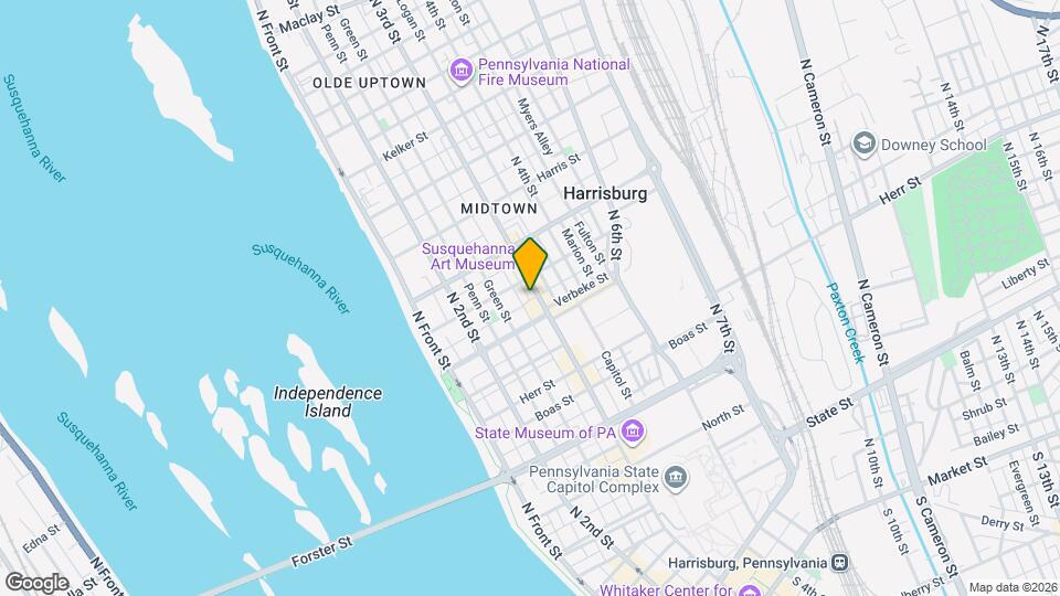 1320 N 3rd St Map and Location Details