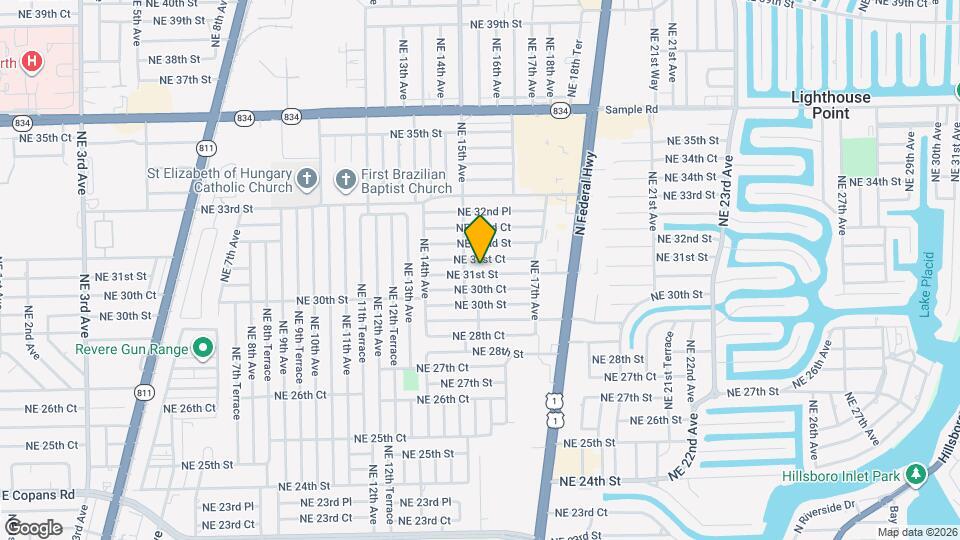 1537 NE 31st St, Unit B1 Map and Location Details
