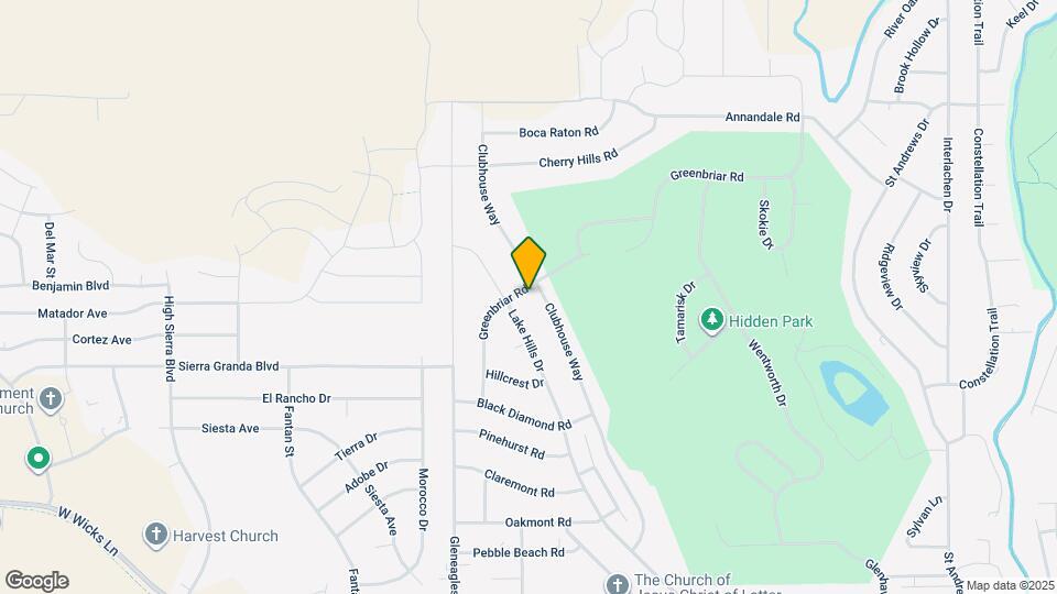 2058 Clubhouse Way Map and Location Details