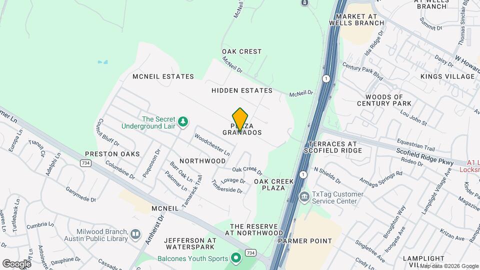 3701 Del Robles Dr Map and Location Details