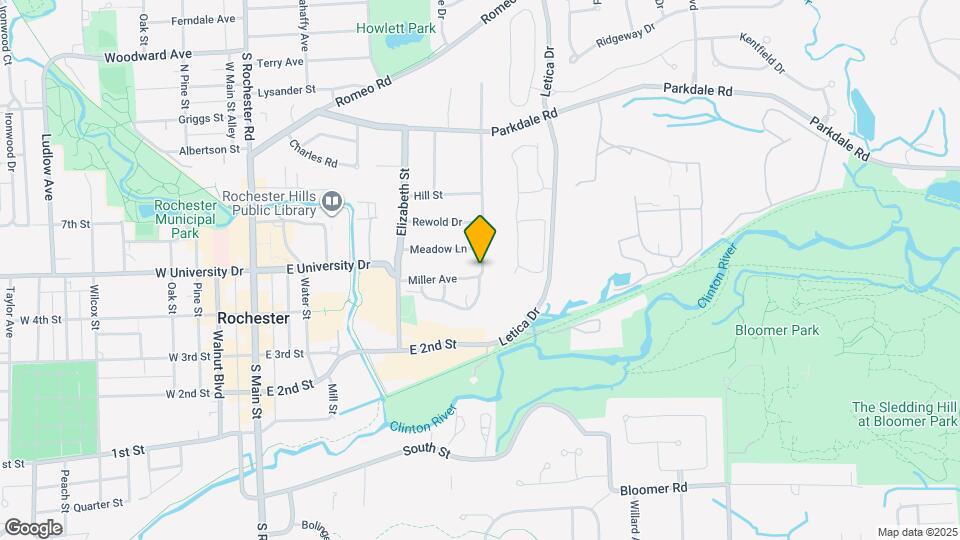 409 Miller Ave Map and Location Details