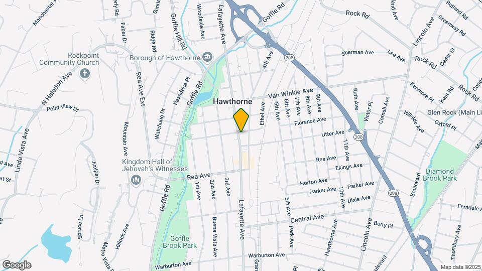 659 Lafayette Ave Map and Location Details