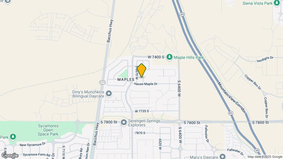 7548 Mesa Maple Dr Map and Location Details