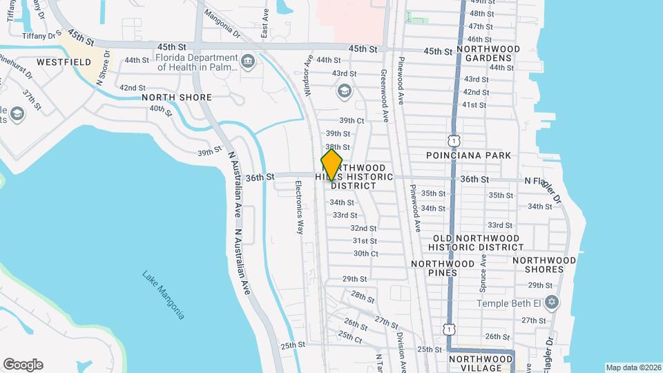 931 35th St Map and Location Details