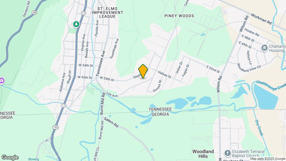 5327 Lee Ave Map and Location Details