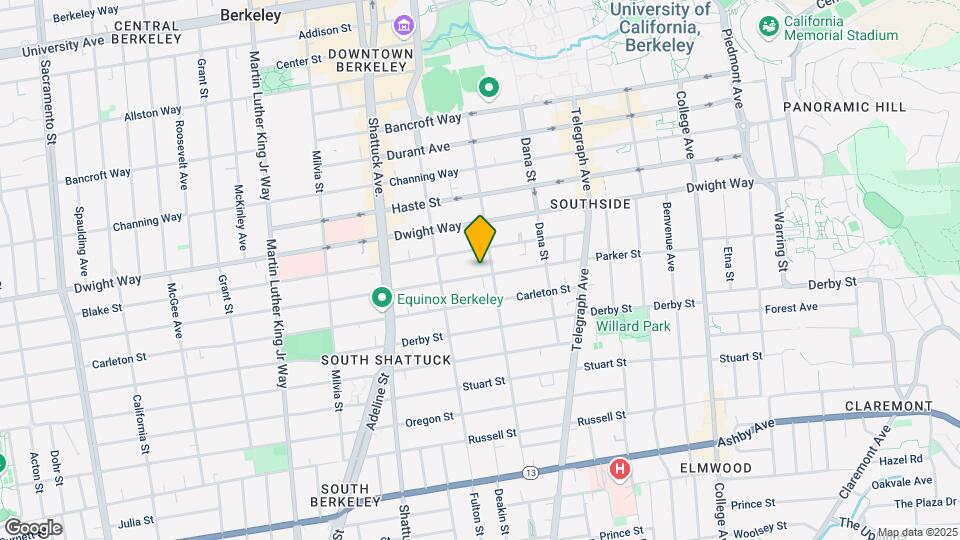 2237 Parker St Map and Location Details