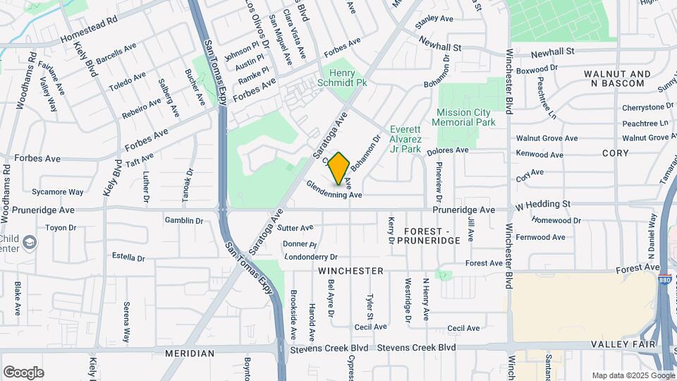 2433 Glendenning Ave Map and Location Details