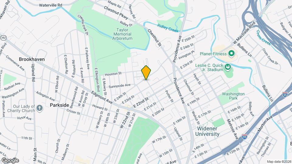 2318 Upland St Map and Location Details