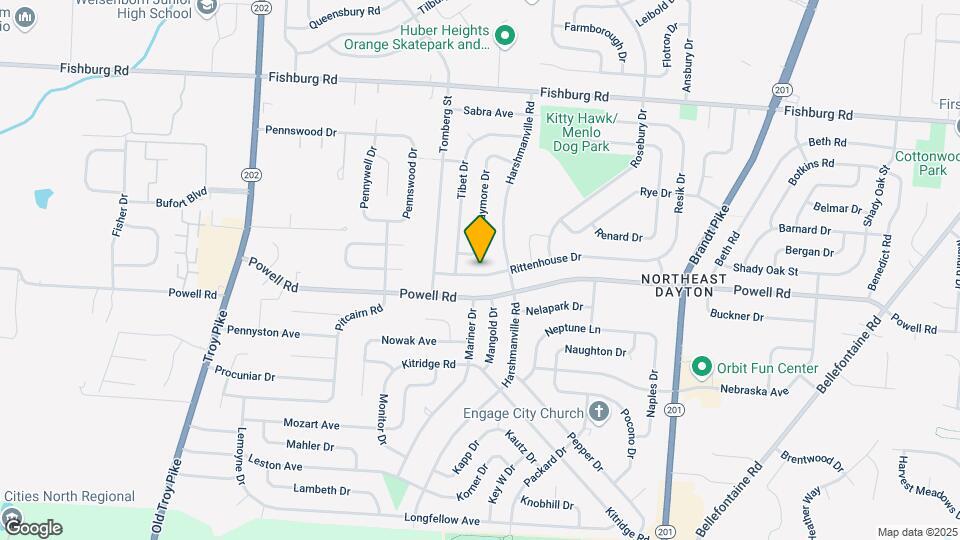 4763 Rittenhouse Dr Map and Location Details