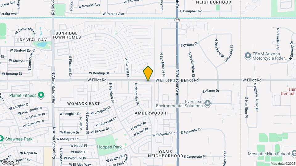 304 W Alamo Dr Mapa y Detalles de la Ubicación