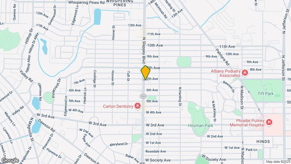 1306 N Slappey Blvd Map and Location Details