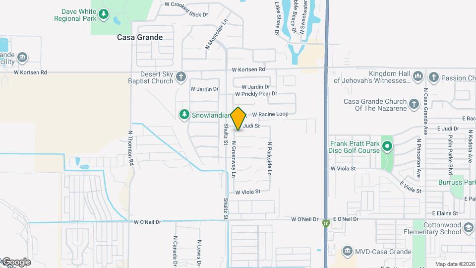 664 W Silver Reef Ct Mapa y Detalles de la Ubicación