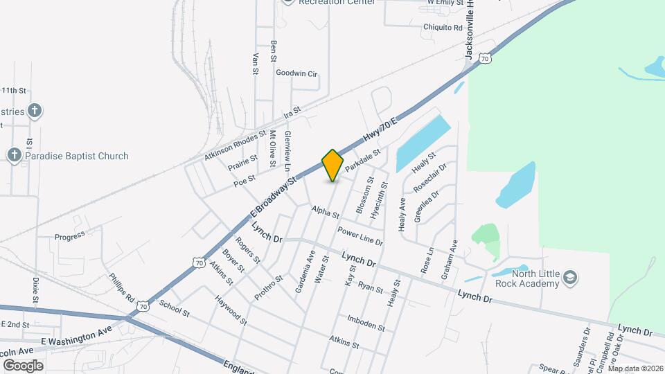 717 Gardenia Ave Map and Location Details