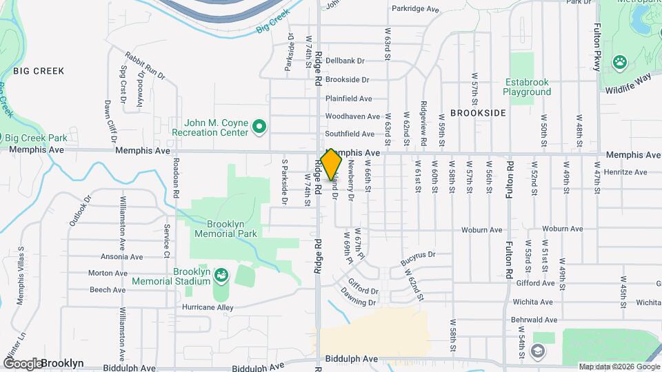 4346 Rockland Dr Map and Location Details