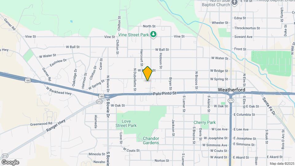 805 W Spring St Map and Location Details