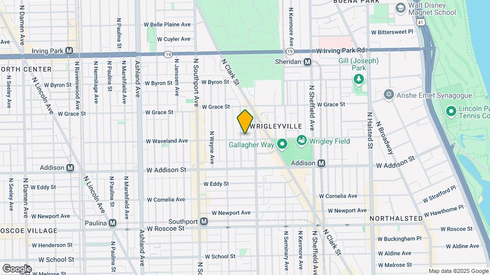 1212 W Waveland Ave Map and Location Details