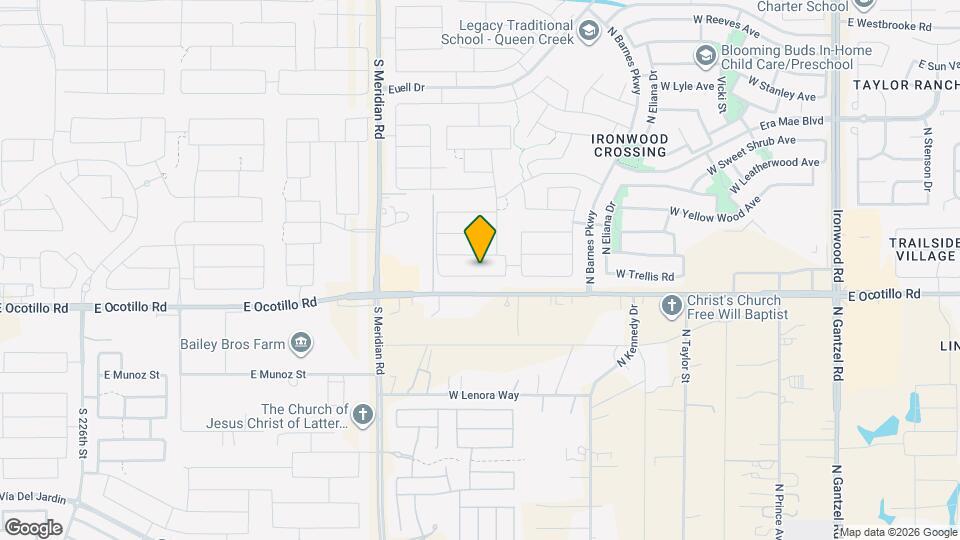1418 W Crape Rd Map and Location Details