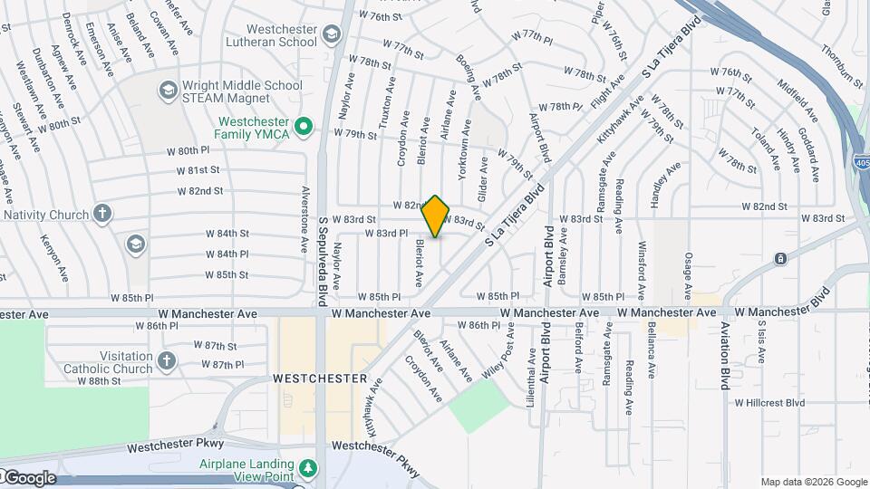 8333 Airlane Ave Map and Location Details