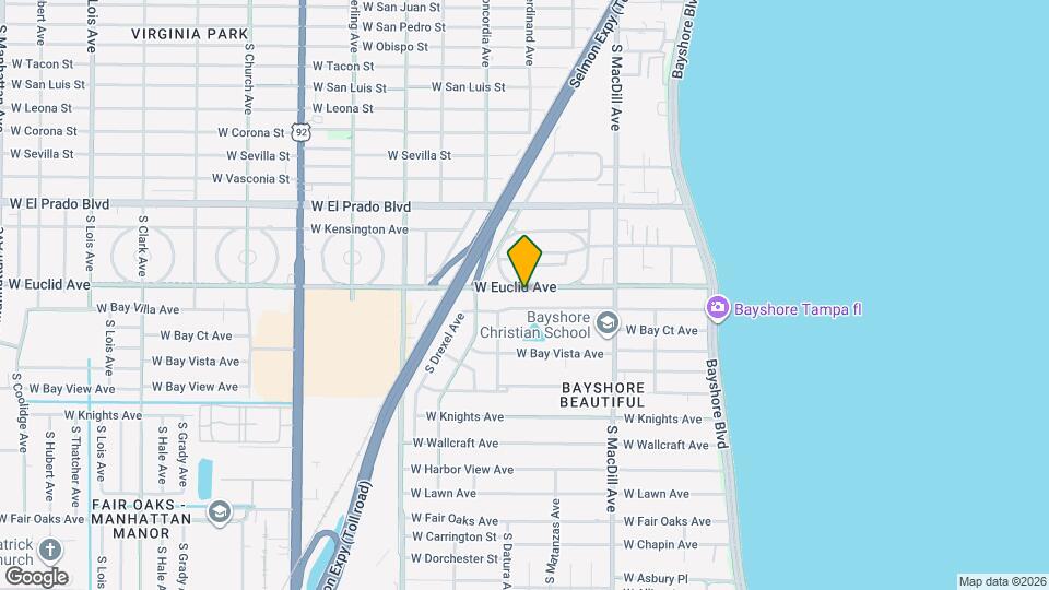 3136 W EUCLID AVE N Mapa y Detalles de la Ubicación