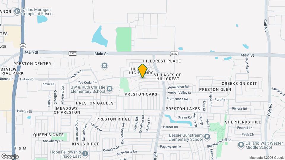 10716 Trestles Rd Map and Location Details