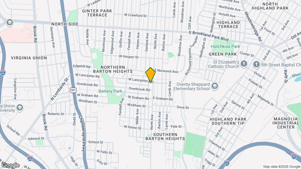 2508 North Ave Map and Location Details