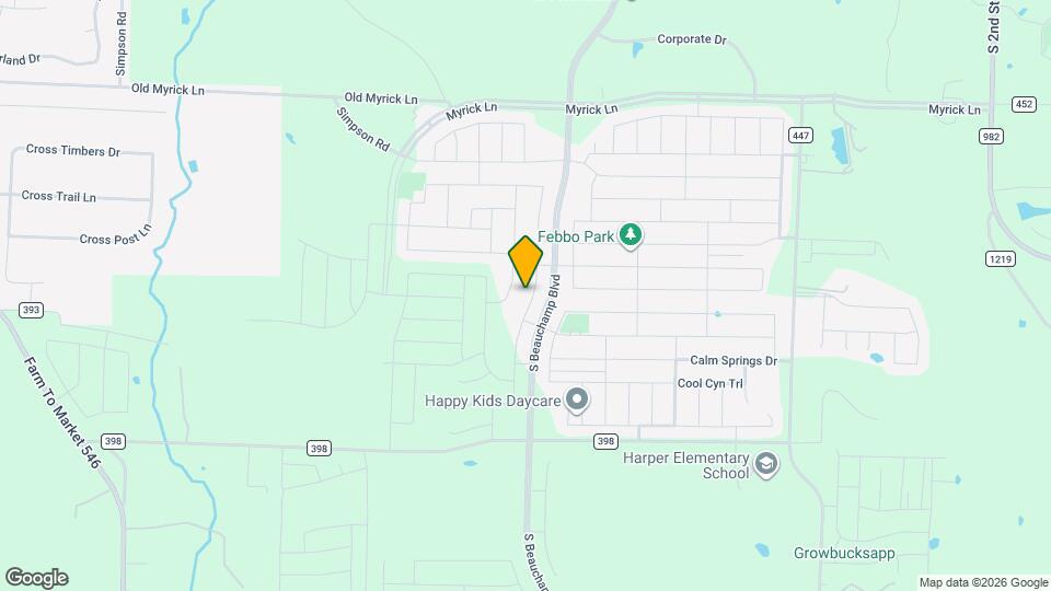 1412 Blossom Ct Dr Map and Location Details