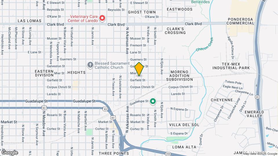 2918 Garfield St Map and Location Details