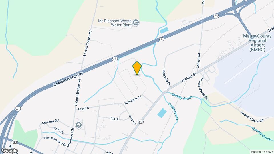 Sugar Creek Subdivision Map and Location Details