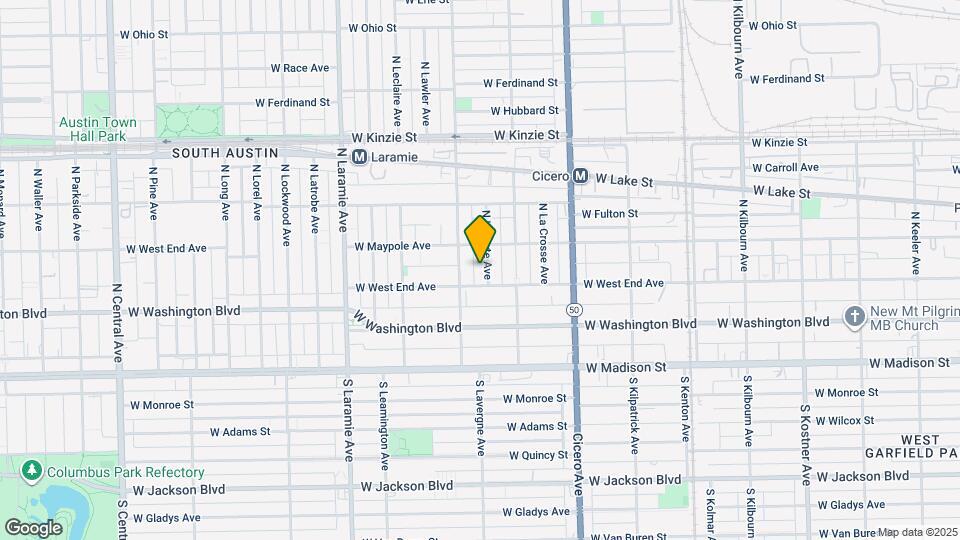 158 N Laporte Ave, Unit Second floor Map and Location Details