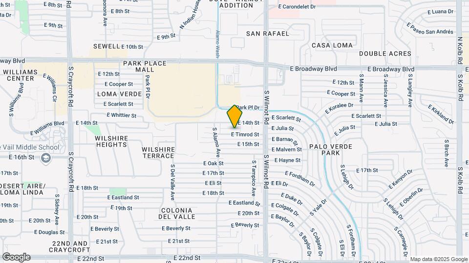 6151 E Timrod St Map and Location Details
