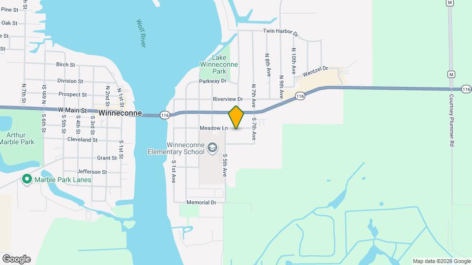 525 Meadow Ln Map and Location Details