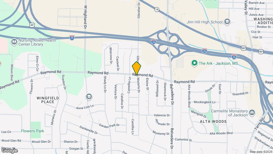 905 Raymond Rd Map and Location Details