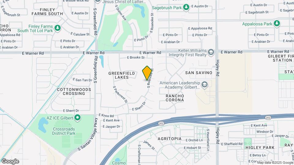 1000 S Roanoke St Map and Location Details