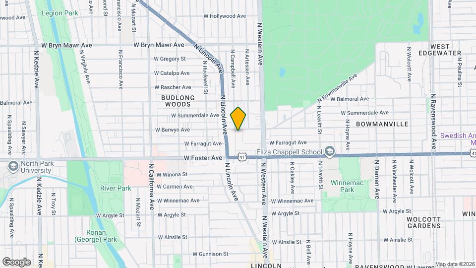 5252 N Campbell Ave Map and Location Details