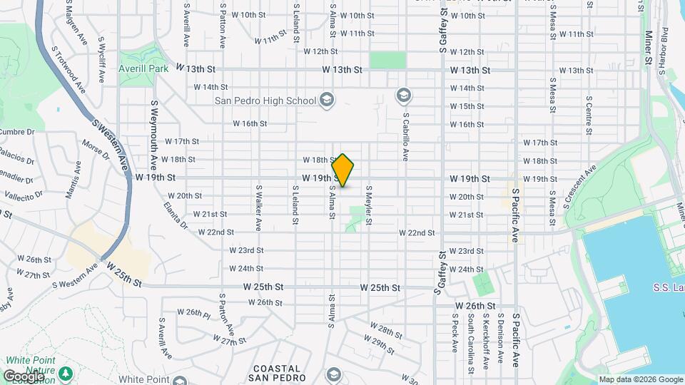 974 W 20th St Map and Location Details