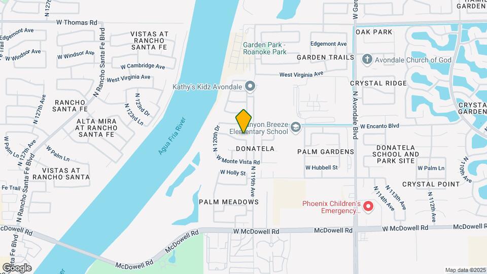 11924 W Cypress St Map and Location Details
