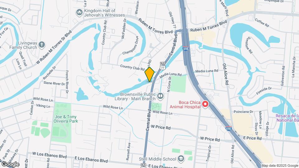 2901 Central Blvd Map and Location Details