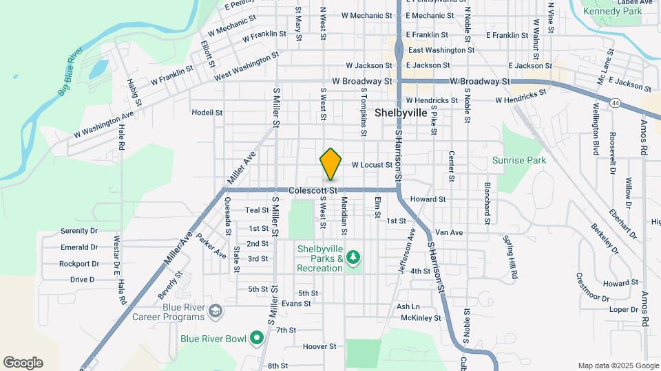 322 Colescott St Map and Location Details