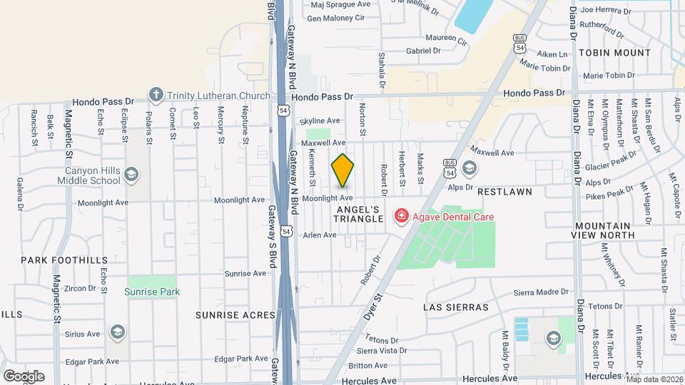 8905 Ankerson St Map and Location Details