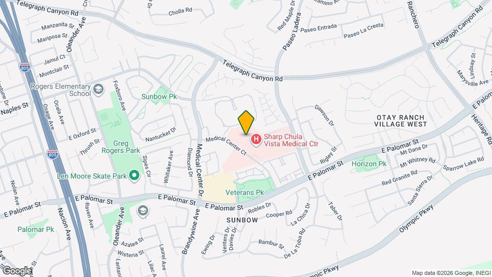 751 Medical Center Ct Map and Location Details