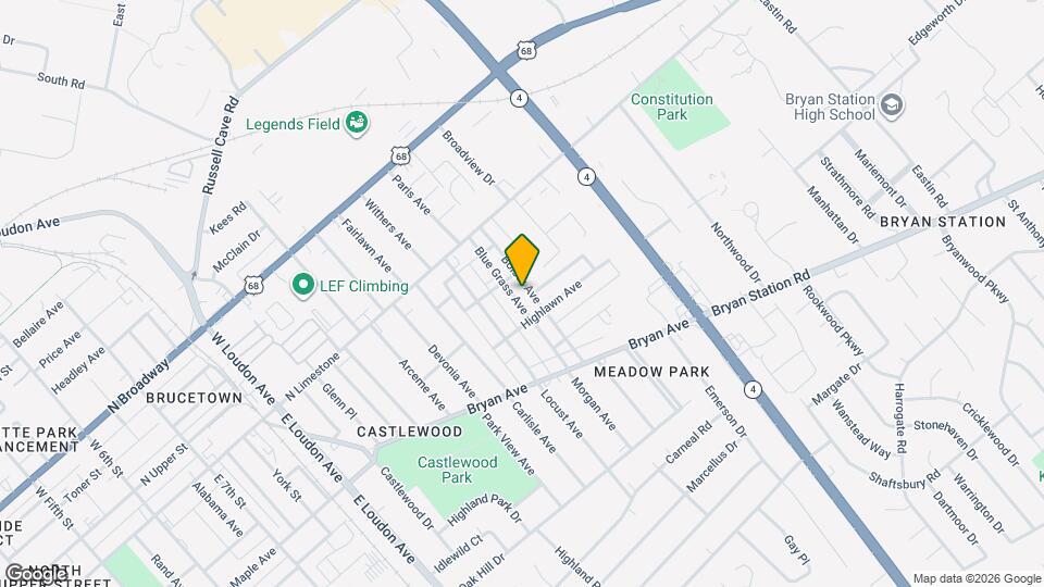 209 Blue Grass Ave Map and Location Details