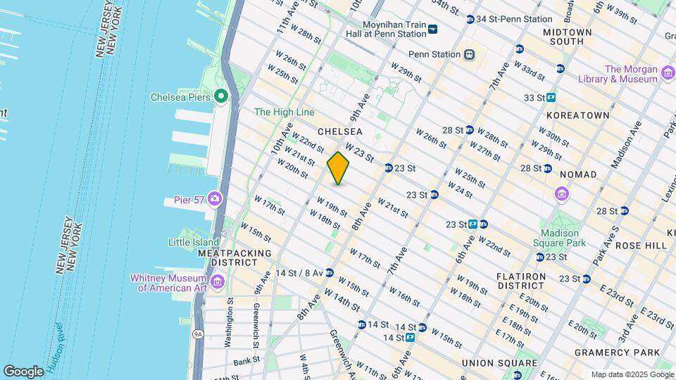 339 W 20th St Mapa y Detalles de la Ubicación