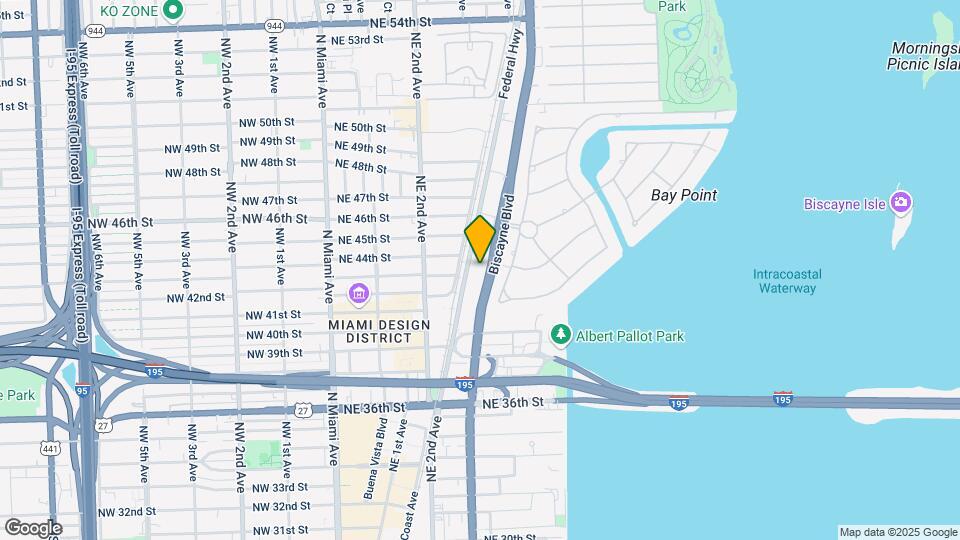 4250 Biscayne Blvd, Unit 1212 Map and Location Details