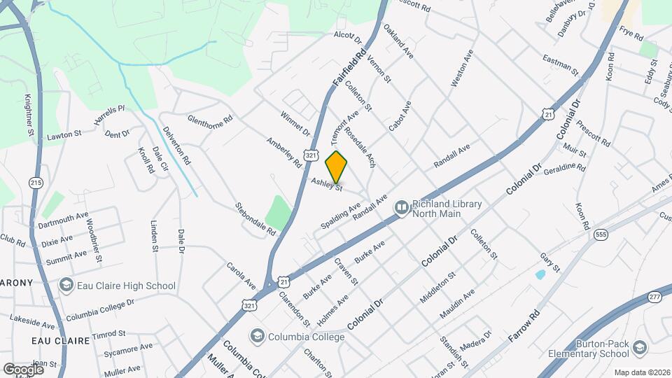 901 Ashley St Mapa y Detalles de la Ubicación